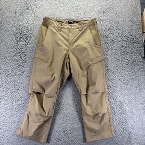 Vertx Pro Mens 34x27 Beige Polyester Cargo Straight Tactical Utility‎ Workwear